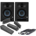Presonus Eris Studio 4 Active Studio Monitors + Pads & Leads Bundle Deal