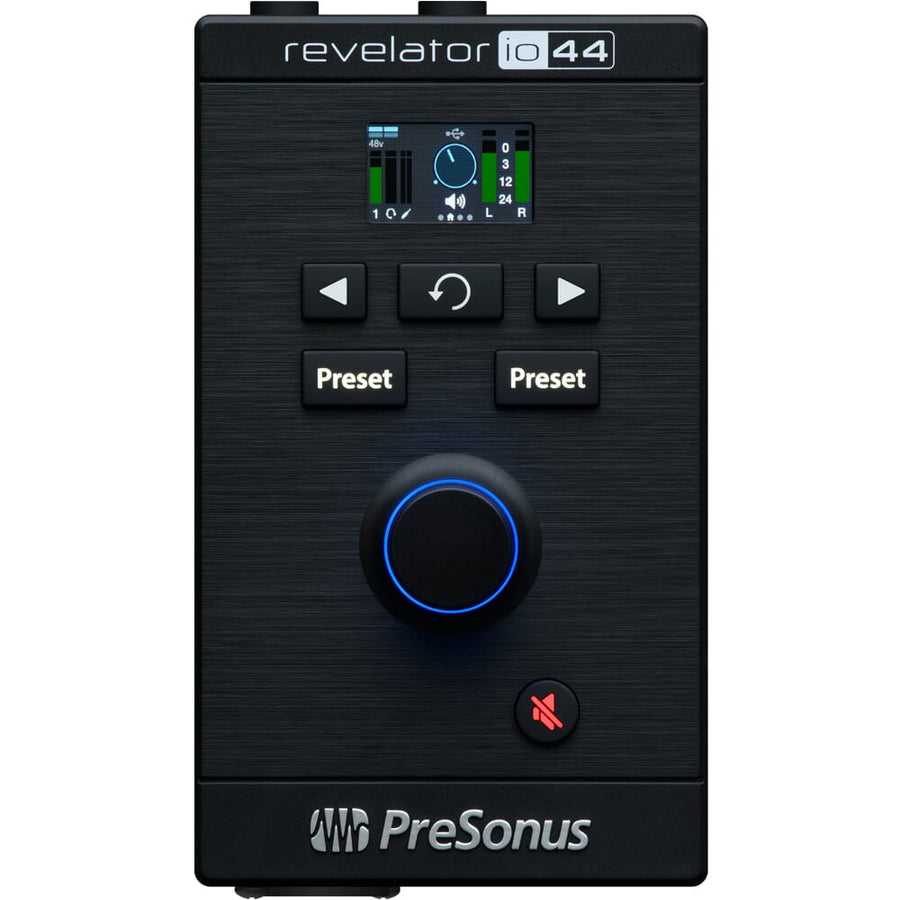 PreSonus Revelator io44 USB-C Audio Interface with Loopback Mixer & Effects