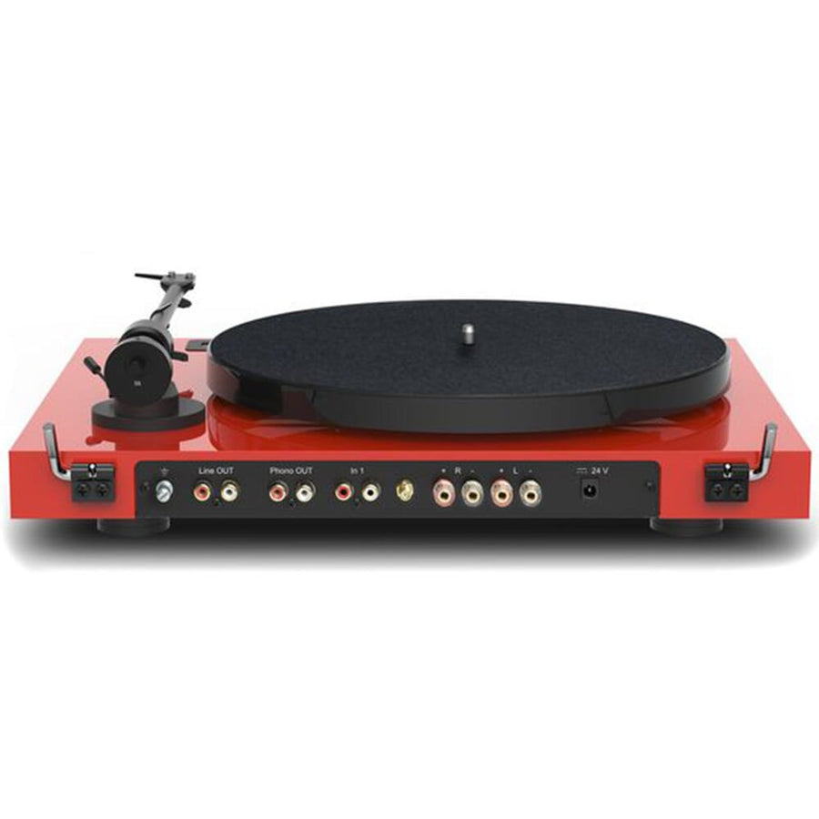 Pro-Ject Juke Box E1 HiFi Set, Audiophile Turntable & Speakers (Red)