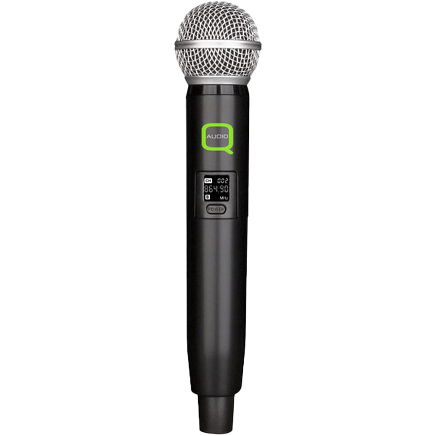 Q-Audio QWM 11 V2 863.7/864.9 MHz, Dual UHF Wireless Handheld Microphone System