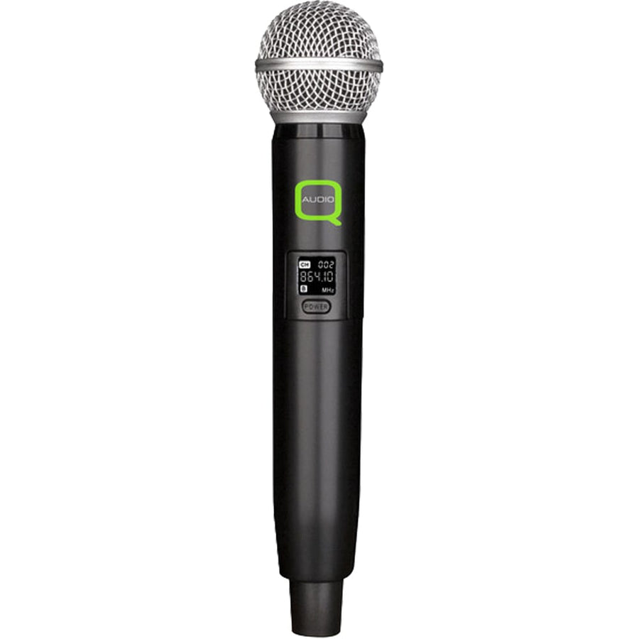 Q-Audio QWM 11 V2 863.1/864.1 MHz, Dual UHF Wireless Handheld Microphone System