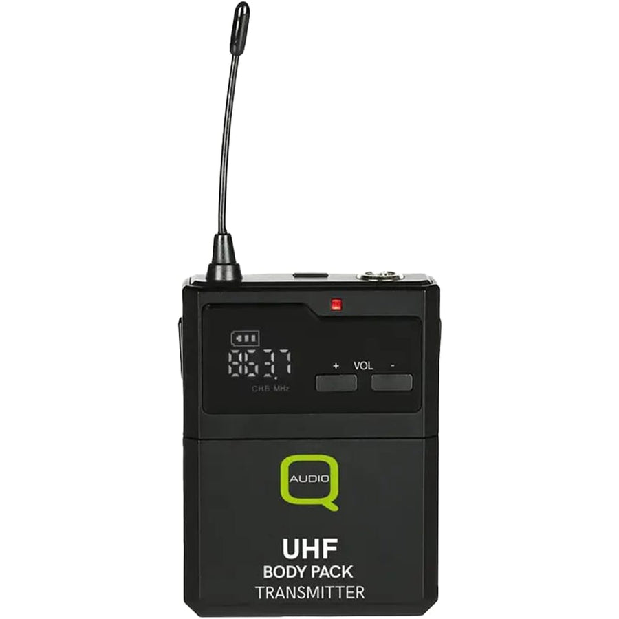 Q-Audio QWM 1900 V2 HH + BP System, Dual Handheld + Beltpack Wireless System