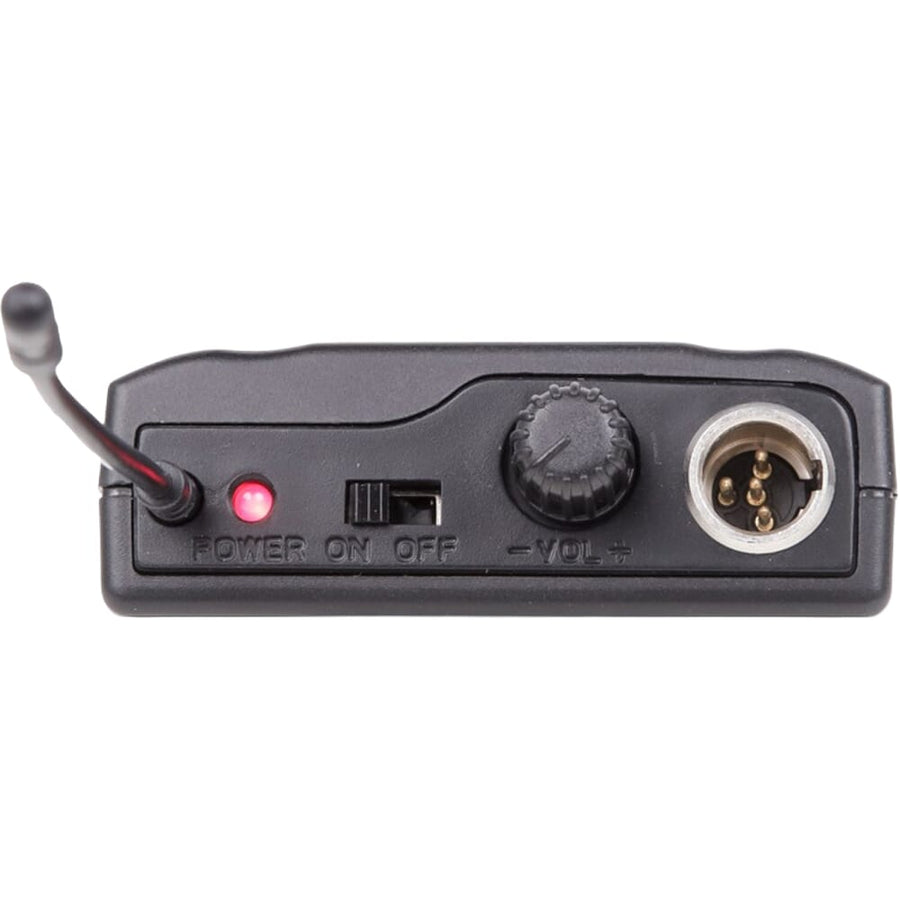 Q-Audio QWM 1950 HH + BP 863-865 MHz, UHF Dual Channel Antenna Diversity Handheld + Beltpack Wireless System