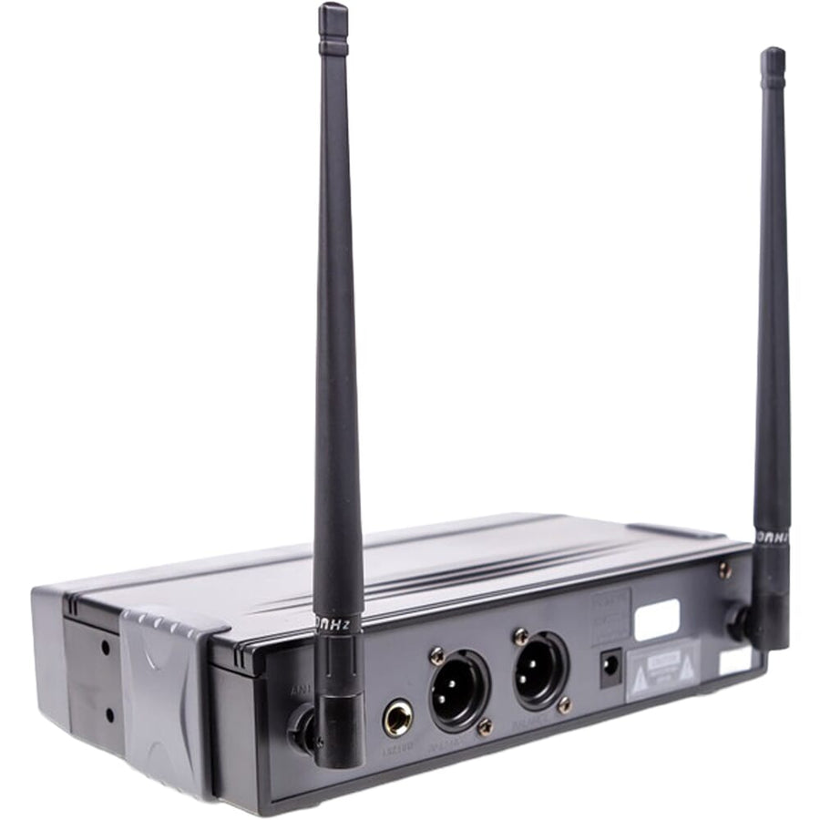 Q-Audio QWM 1950 HH 606-614 MHz, UHF Dual Channel Antenna Diversity HH Wireless Mic System (PMSE Licence Required)