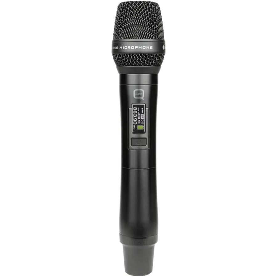 Q-Audio QWM 1970 HH 863-865 MHz, UHF Dual Channel Diversity Handheld Wireless System - 19