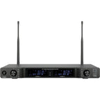 Q-Audio QWM 1970 BP 606-614 MHz, UHF Dual Channel Diversity Beltpack Wireless System - 19