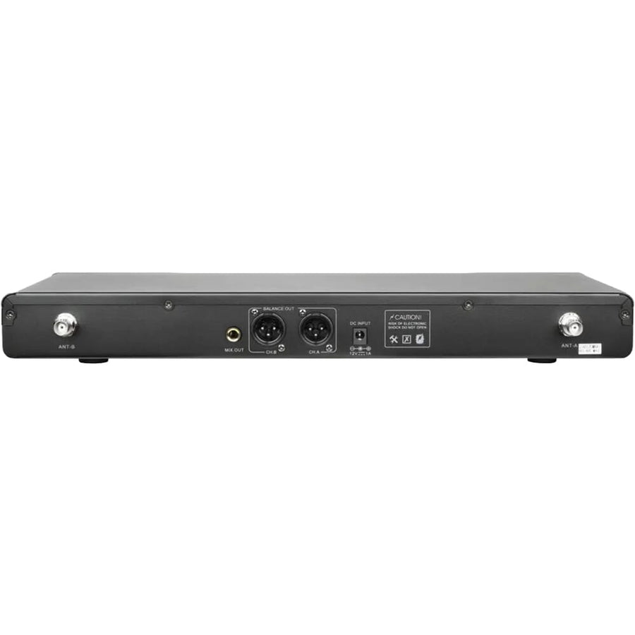 Q-Audio QWM 1970 BP 606-614 MHz, UHF Dual Channel Diversity Beltpack Wireless System - 19