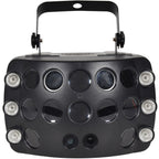 QTX Butterfly Effect, 3-in-1 LED & Laser Effect Light (Inc. Remote Control)
