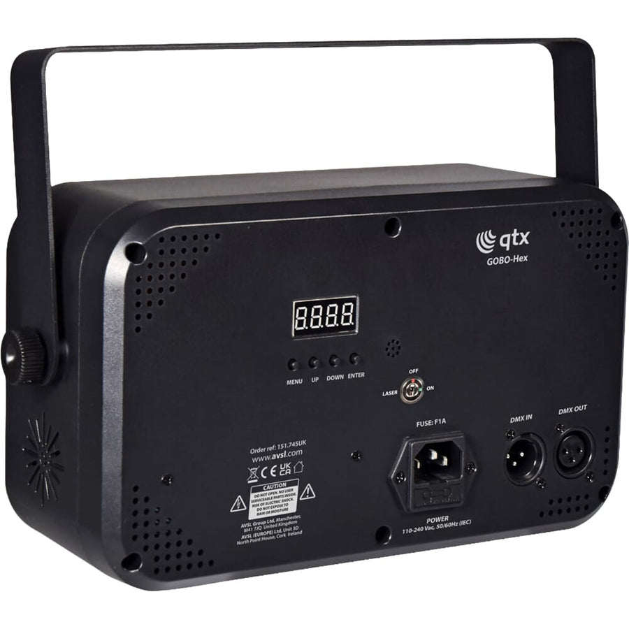 QTX Gobo Hex 6-in-1 LED & Laser Effect