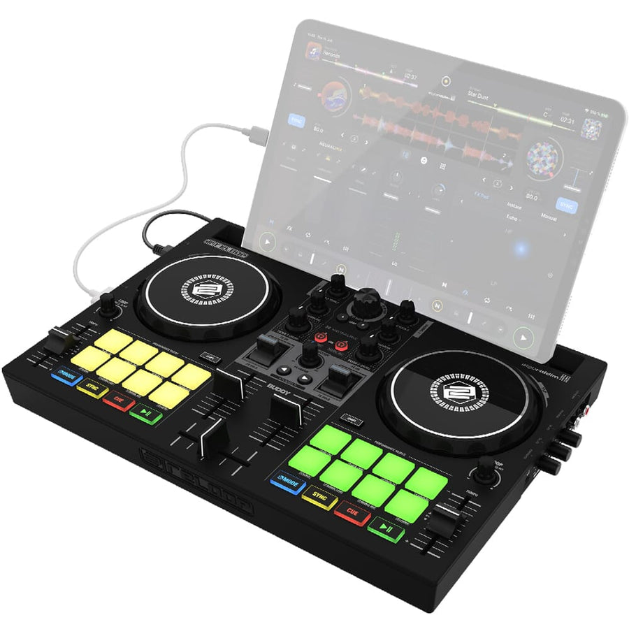 Reloop Buddy, Compact 2-Deck djay Controller For iOS, iPad, Mac & PC