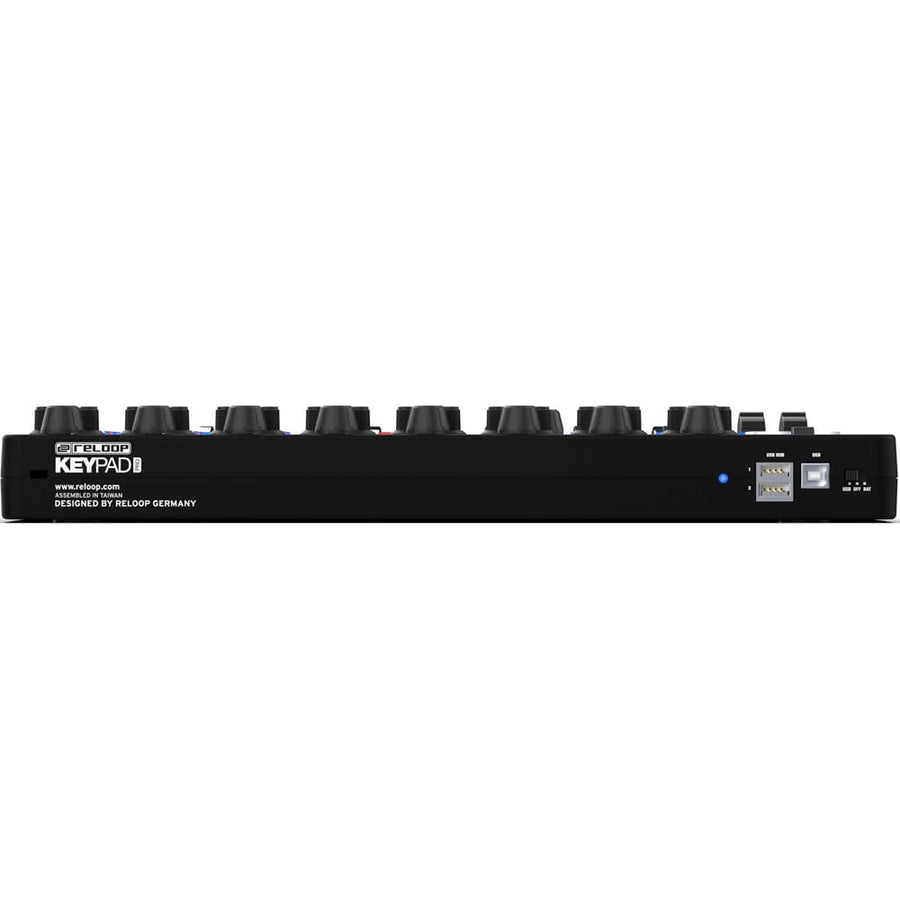 Reloop Keypad Pro, Compact DAW Workstation Keyboard with Wireless MIDI