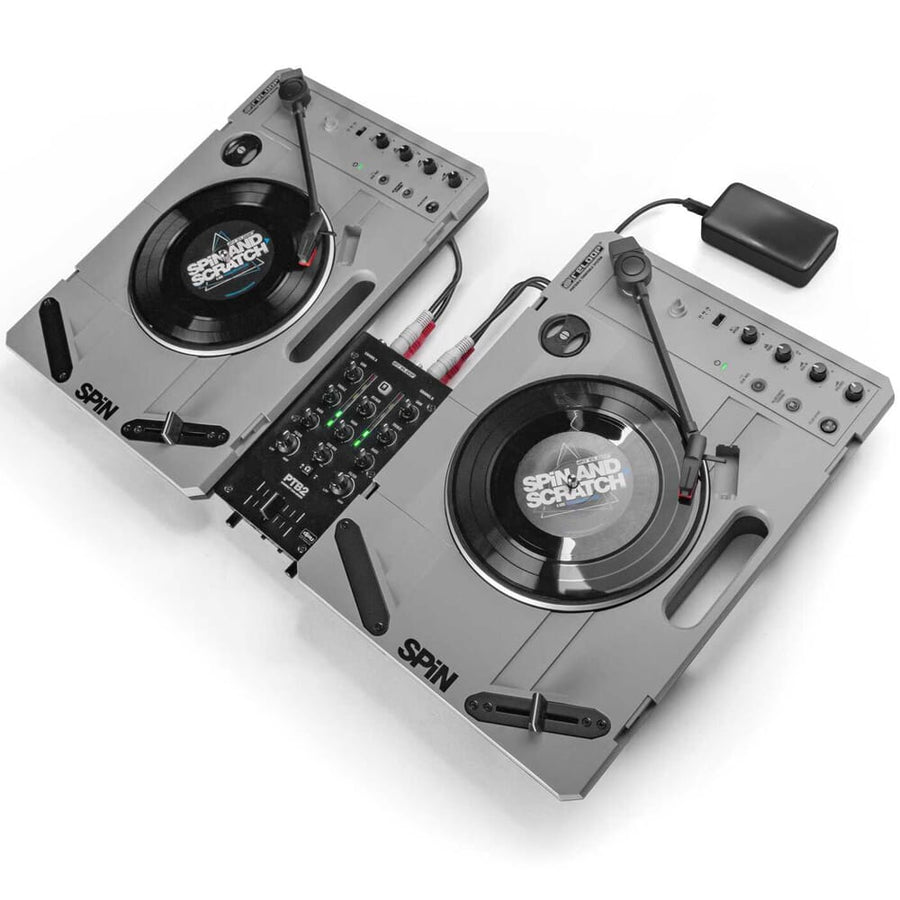 Reloop PTB-2, Portable USB-C Powered 2-Channel DJ Mixer with DVS & Bluetooth Interface