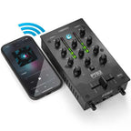 Reloop PTB-2, Portable USB-C Powered 2-Channel DJ Mixer with DVS & Bluetooth Interface