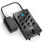 Reloop PTB-2, Portable USB-C Powered 2-Channel DJ Mixer with DVS & Bluetooth Interface