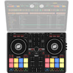 Reloop Ready, Compact 2-Channel DJ Controller Inc. Serato DJ Lite