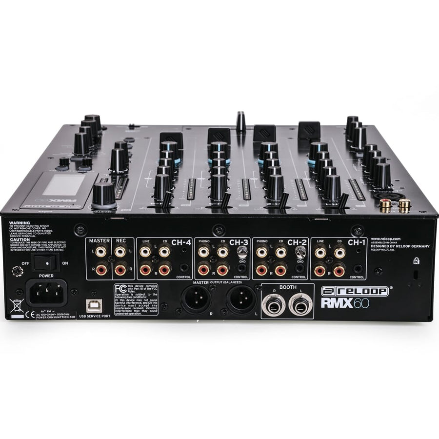 Reloop RP-5000 MK4 Turntable Bundle with RMX-60 Mixer