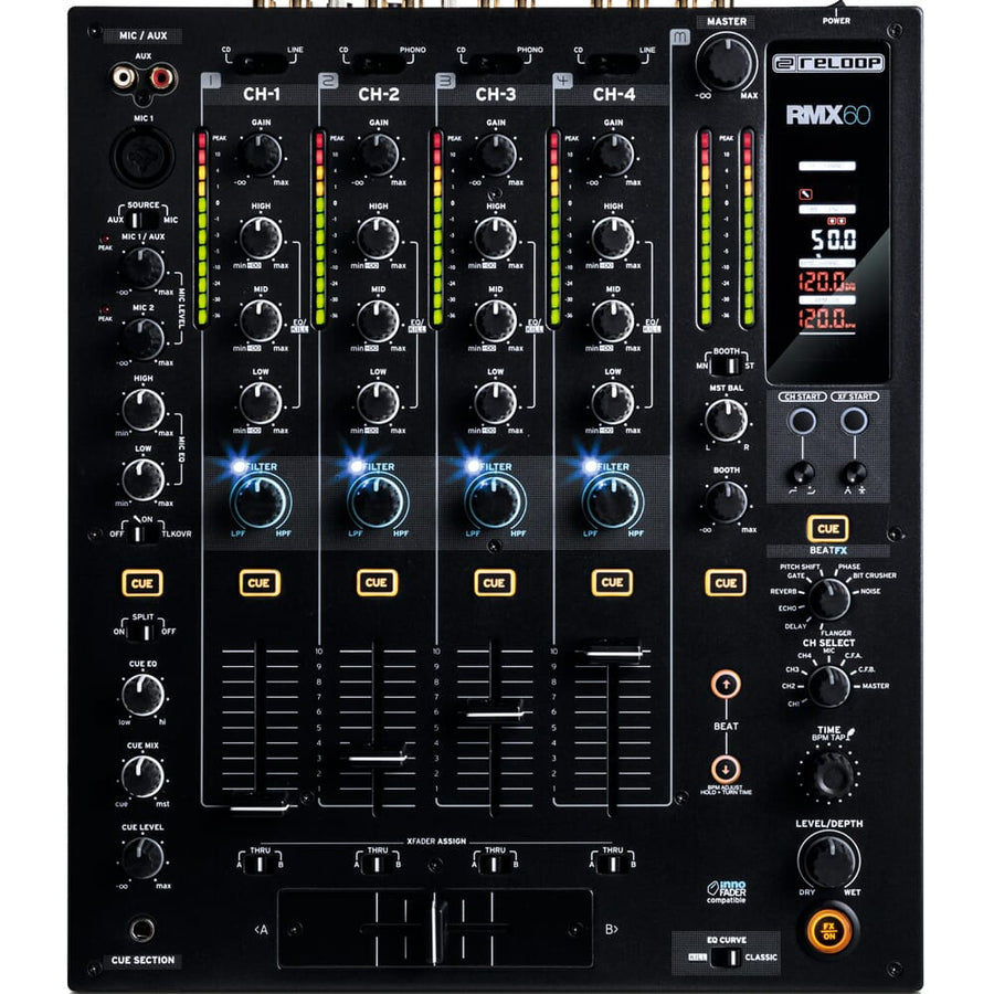 Reloop RP-5000 MK4 Turntable Bundle with RMX-60 Mixer