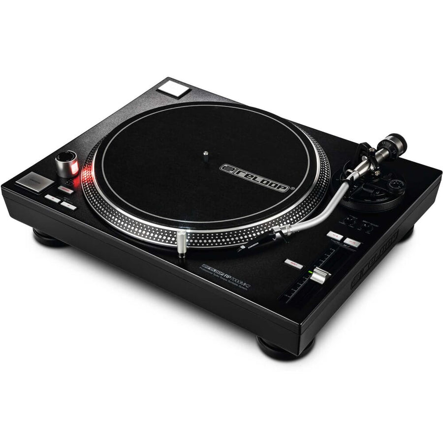 Reloop RP7000 MK2 Black Turntable + Lid & Ortofon Cartridge Bundle Deal