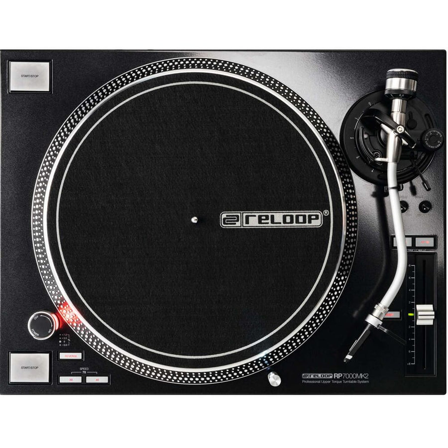 Reloop RP7000 MK2 Black Professional DJ Turntable (Single)
