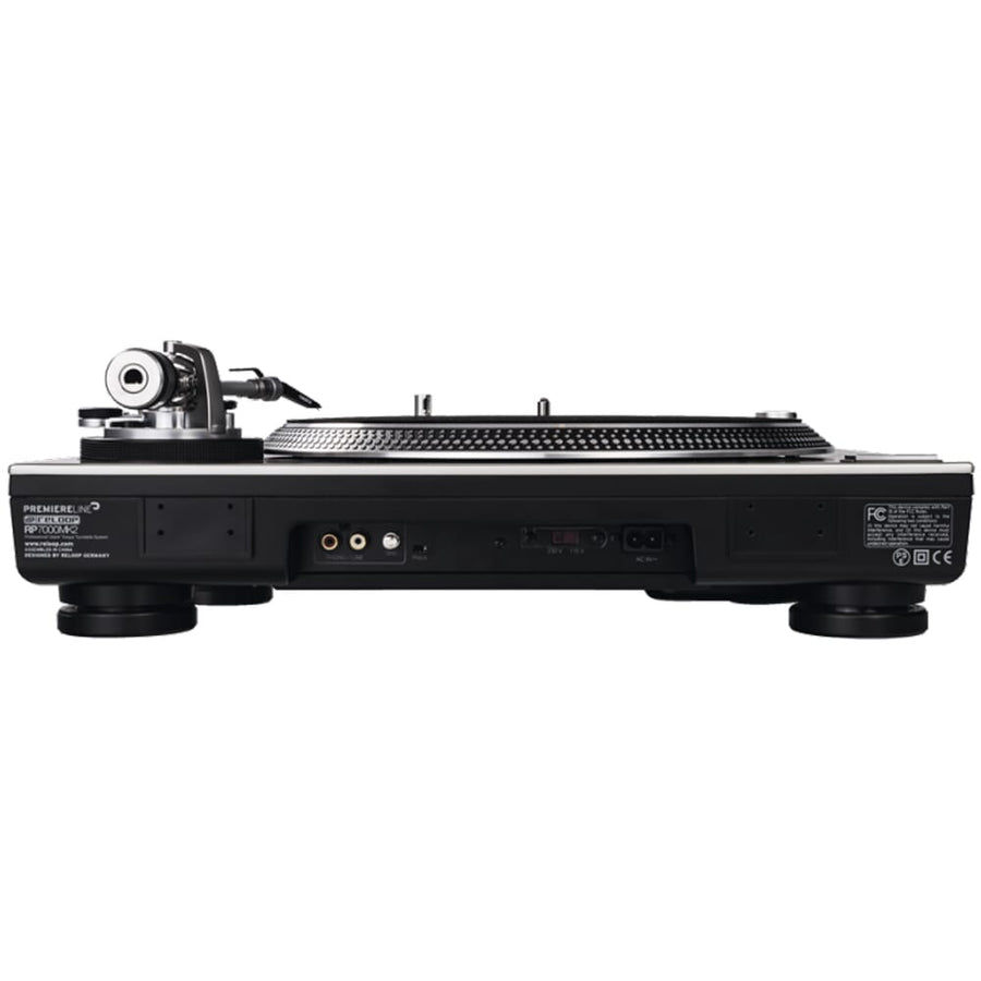 Reloop RP7000 MK2 Silver Turntable + Lid & Ortofon Cartridge Bundle Deal