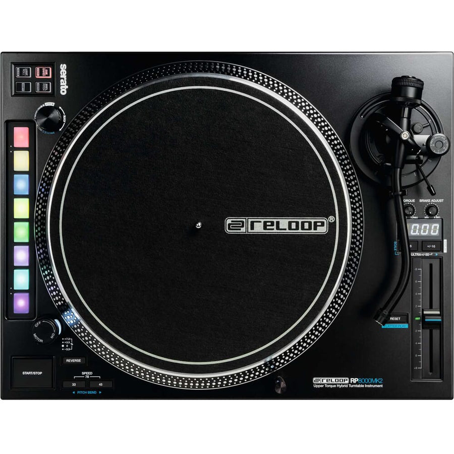 Reloop RP8000 MK2 Digital DJ Turntable With MIDI Control (Single)