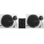 Reloop RP2000 MK4 Silver Turntables + RMX-10 BT Mixer Bundle Deal