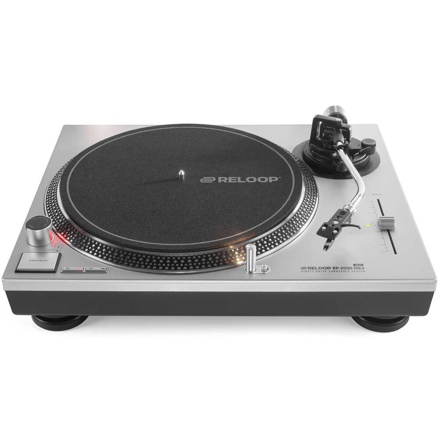 Reloop RP2000 MK4 Silver, DJ Turntable (Single)