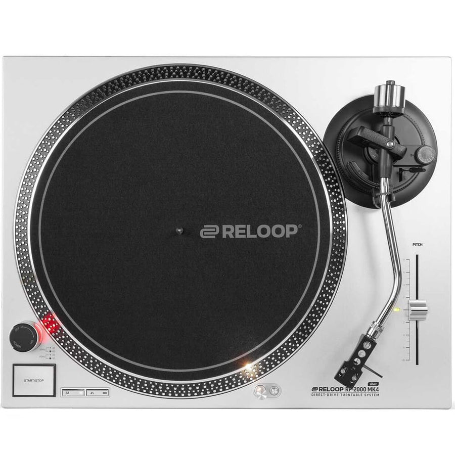Reloop RP2000 MK4 Silver, DJ Turntable (Single)