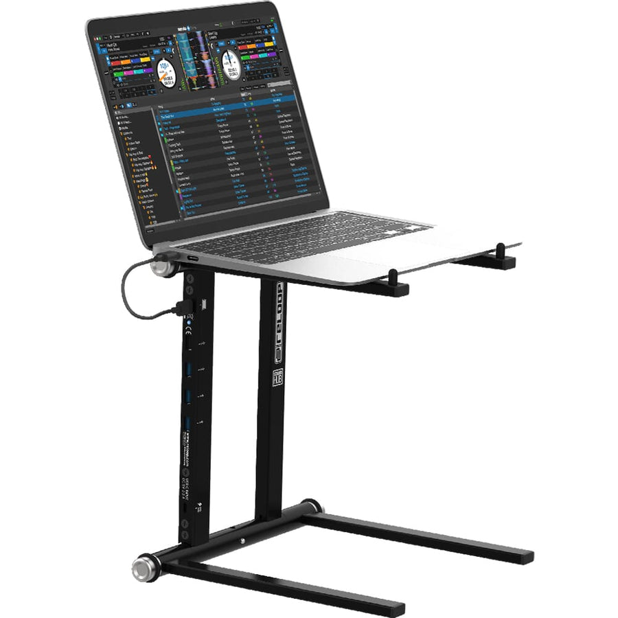 Reloop Stand Hub, Advanced Laptop Stand with USB Hub