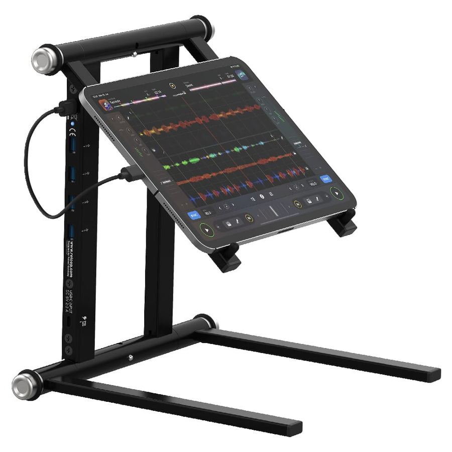 Reloop Stand Hub, Advanced Laptop Stand with USB Hub