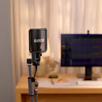 Rode NT-USB+, Studio-Quality USB Mic with Stand & Pop Filter