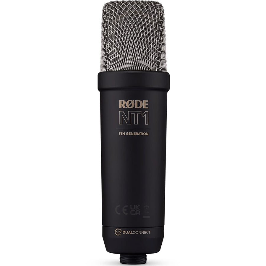 Rode NT1 Black, XLR & USB-C Condensor Microphone Kit (5th Gen)