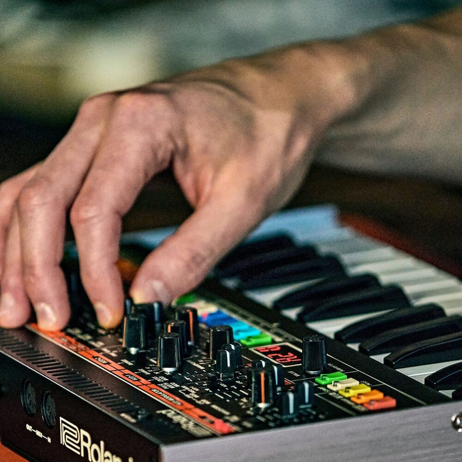 Roland Jupiter-08 Boutique Synthesizer (Recreation of the Jupiter-8) Includes the K-25m Keyboard