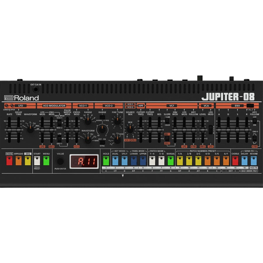 Roland Jupiter-08 Boutique Synthesizer (Recreation of the Jupiter-8) Includes the K-25m Keyboard