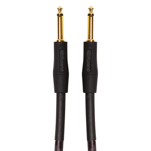 Roland GOLD SERIES Straight/Straight Jack-Jack Unbalanced Instrument Cable (3mtr)