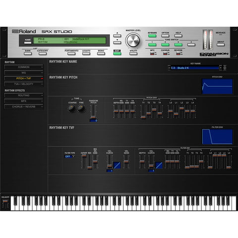 Roland Cloud SRX Studio, Software Synthesizer Download