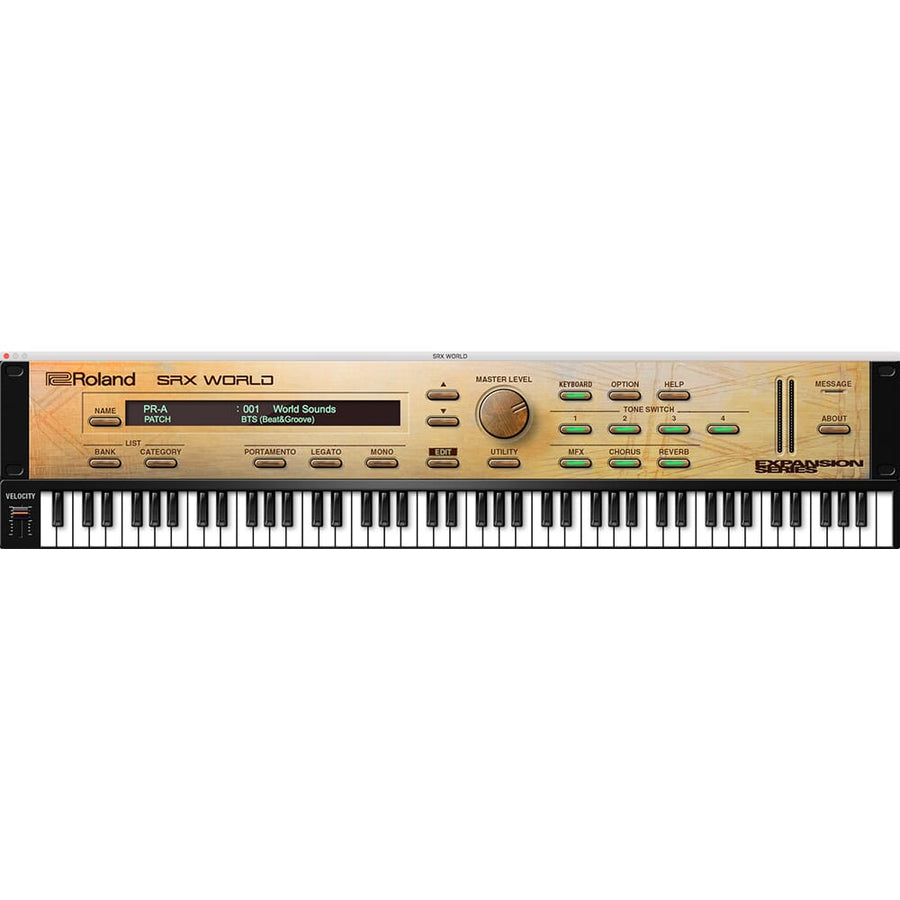 Roland Cloud SRX World, Software Synthesizer Download