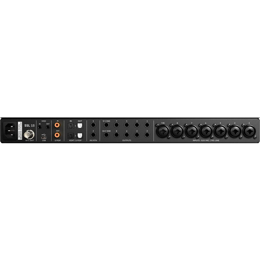 Solid State Logic SSL 18, 26-In / 28-Out, High-Performance USB Audio Interface