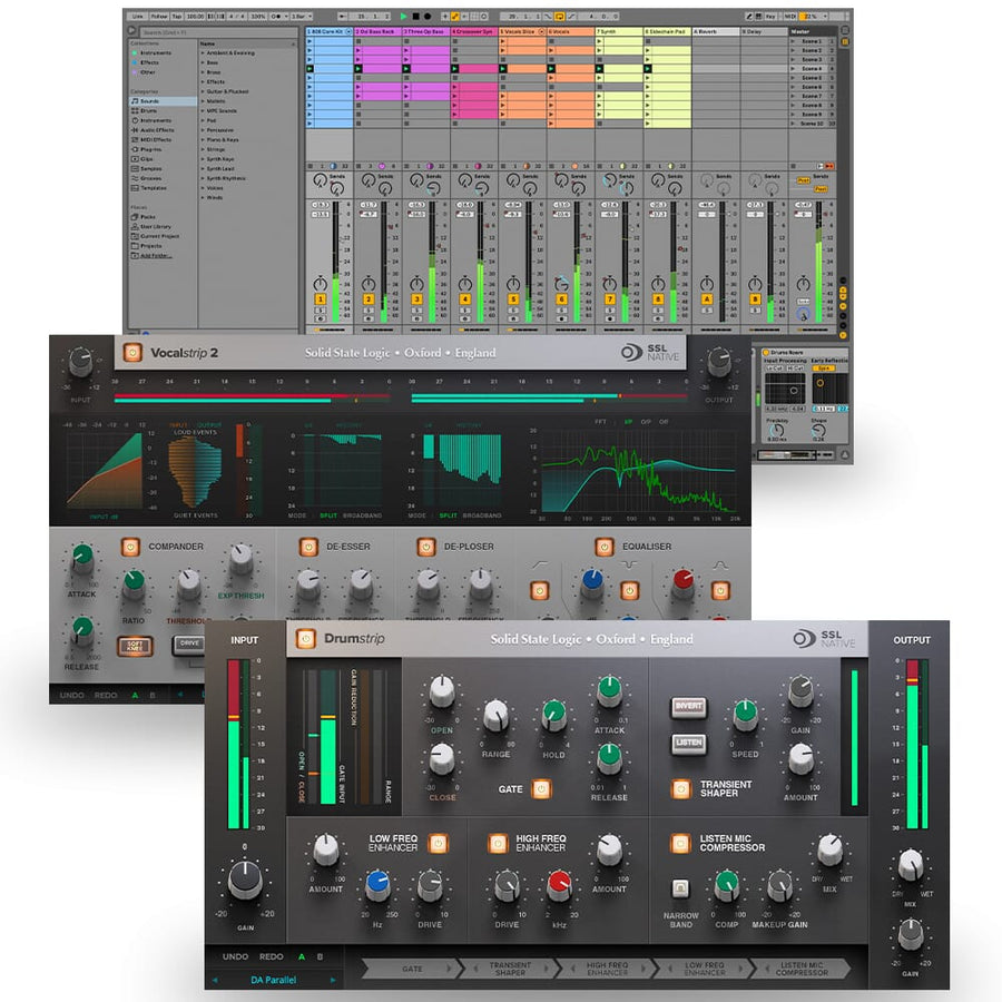 Solid State Logic SSL 2 MKII, 32-Bit 2-In / 2-Out Audio Interface & Software Bundle