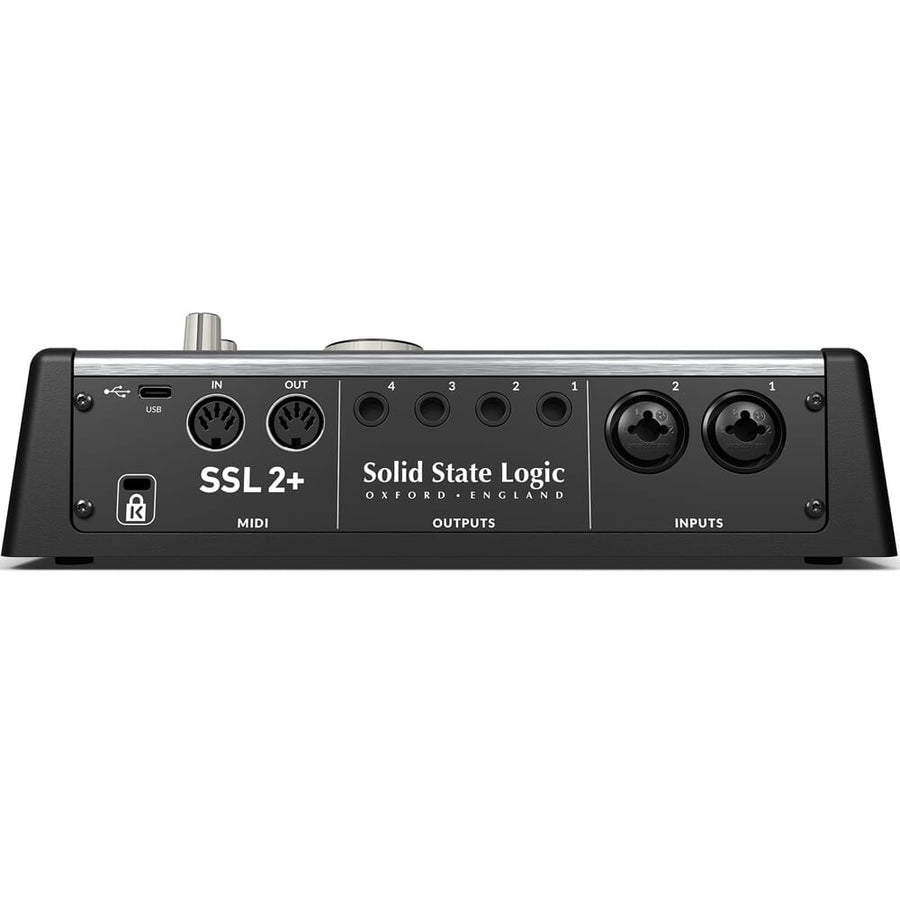 Solid State Logic SSL 2+ MKII, 32-Bit 2-In / 4-Out Audio Interface & Software Bundle