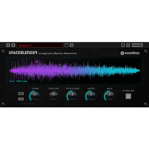 Soundtoys SpaceBlender, Experimental Reverb Plugin, Software Download