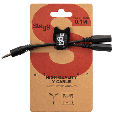 Stagg Splitter Cable For DJ's -  Stereo To Mono