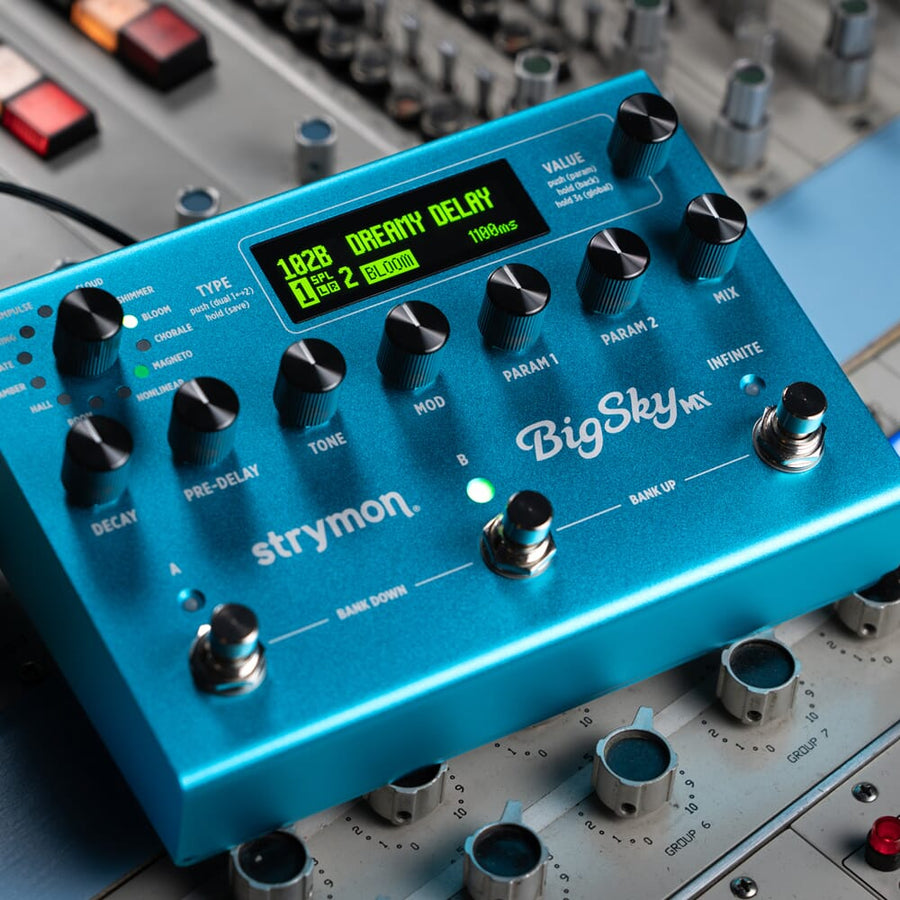 Strymon BigSky MX, Dual Engine Multi Reverb Effects Pedal