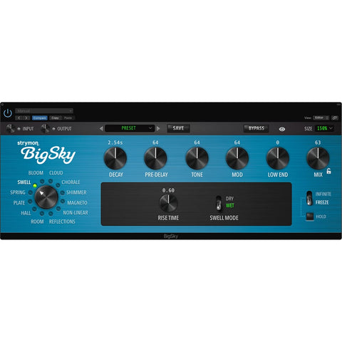 Strymon BigSky Plugin Multidimensional Reverb, Software Download
