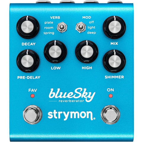 Strymon BlueSky Reverberator (V2) Reverb Effects Pedal with MIDI