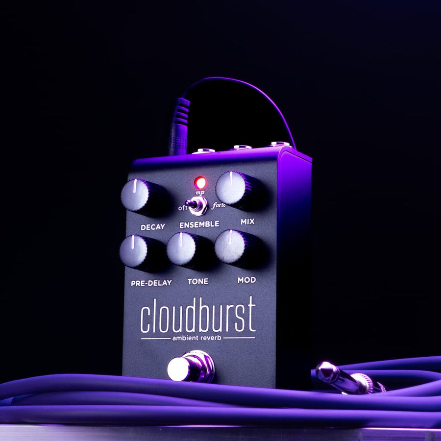 Strymon Cloudburst Midnight Edition, Ambient Reverb Effects Pedal with MIDI