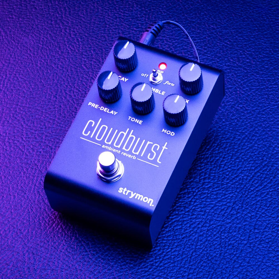 Strymon Cloudburst Midnight Edition, Ambient Reverb Effects Pedal with MIDI