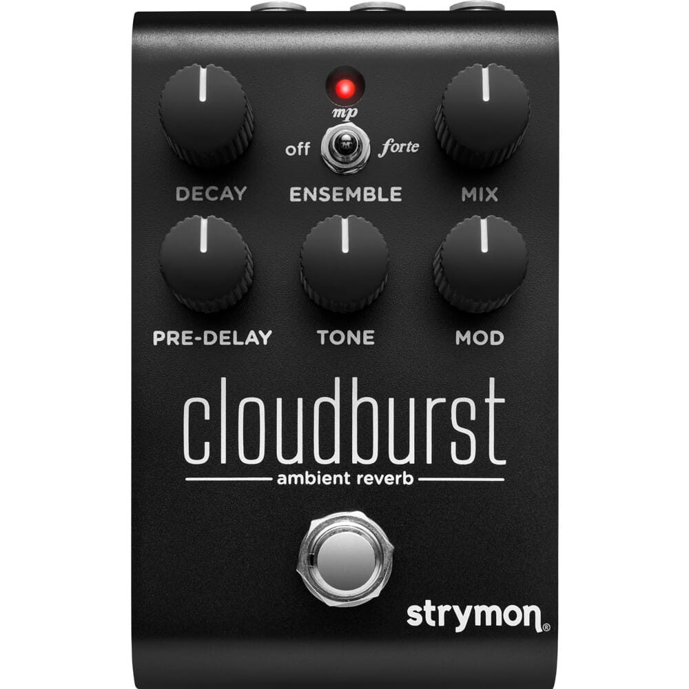 Strymon Cloudburst Midnight Edition, Ambient Reverb Effects Pedal with MIDI
