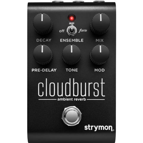 Strymon Cloudburst Midnight Edition, Ambient Reverb Effects Pedal with MIDI