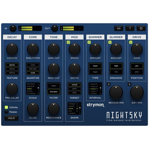 Strymon NightSky Plugin, Experimental Reverb, Software Download